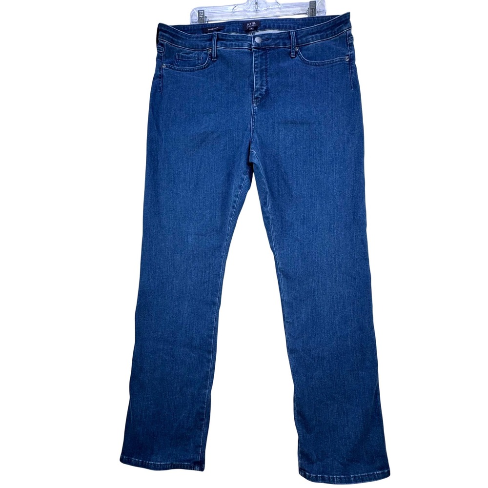 NYDJ Sheri Slim Jeans Womens 18 Blue Lift Tuck Slimming Stretch Denim Classic